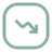 Ícono de gráfica, color verde